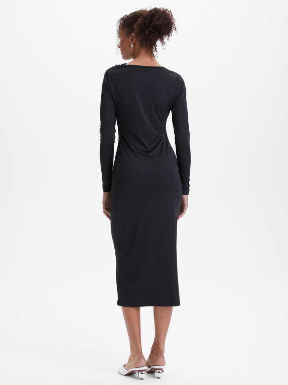 Orsay Črna ženska midi obleka ORSAY