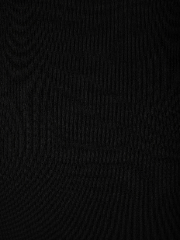 Orsay Črna ženska obleka do kolen ORSAY