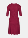 Orsay Vinsko rdeča ženska obleka do kolen ORSAY