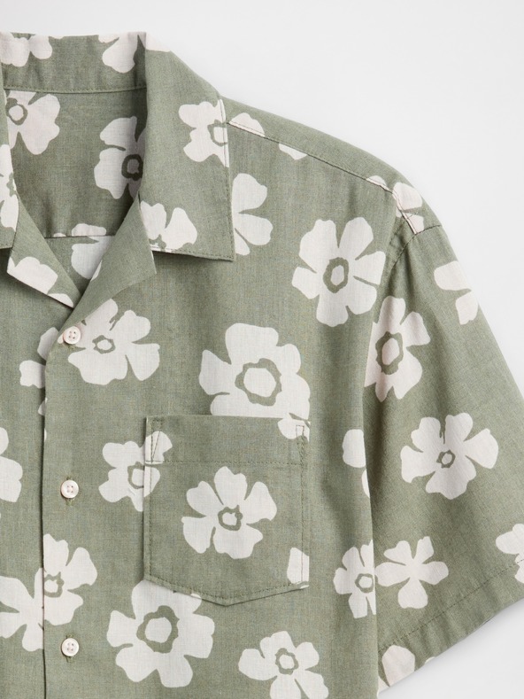 GAP Otroška platnena srajca GAP