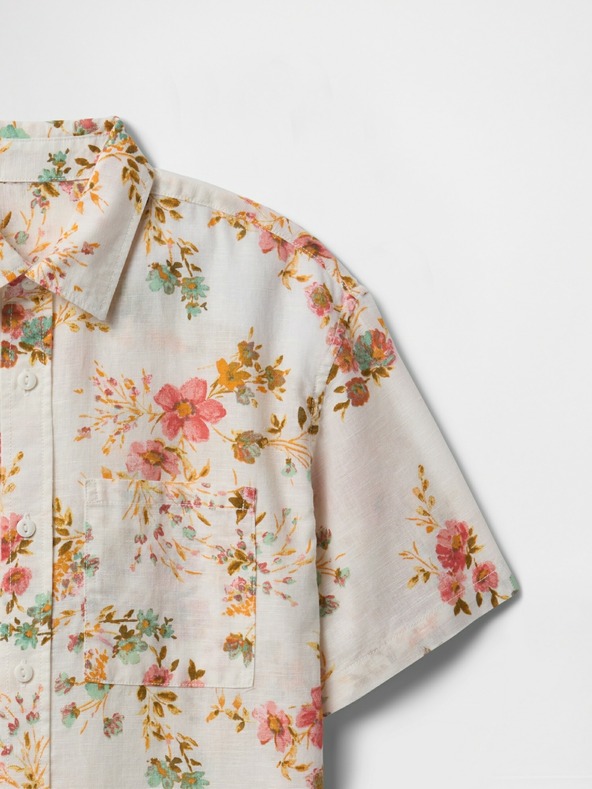 GAP Otroška majica iz poplina GAP