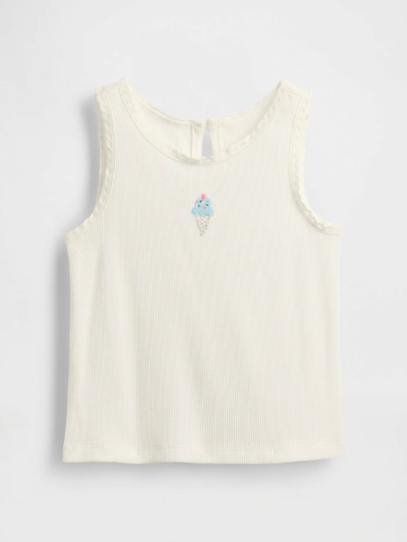 GAP Dojenček rebrasti top GAP