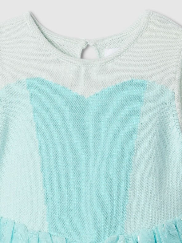 GAP Otroške tylaste obleke Gap & Disney Princess Elsa GAP