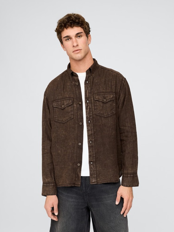 GAP Lanena klasična majica GAP