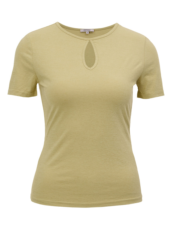 Orsay Rumena ženska majica s kratkimi rokavi ORSAY