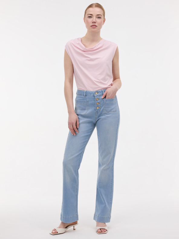 Orsay Svetlo roza ženska majica brez rokavov ORSAY