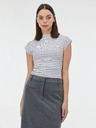 Orsay Bela črtasta ženska majica s kratkimi rokavi ORSAY