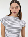 Orsay Bela črtasta ženska majica s kratkimi rokavi ORSAY