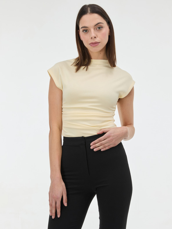 Orsay Rumena ženska majica s kratkimi rokavi ORSAY