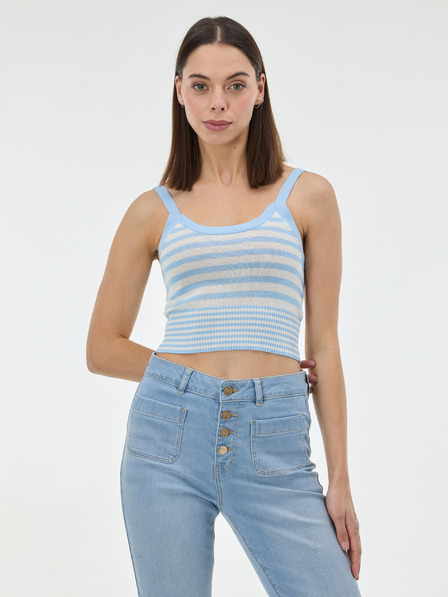 Orsay Svetlo moder črtast ženski top ORSAY