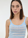 Orsay Svetlo moder črtast ženski top ORSAY