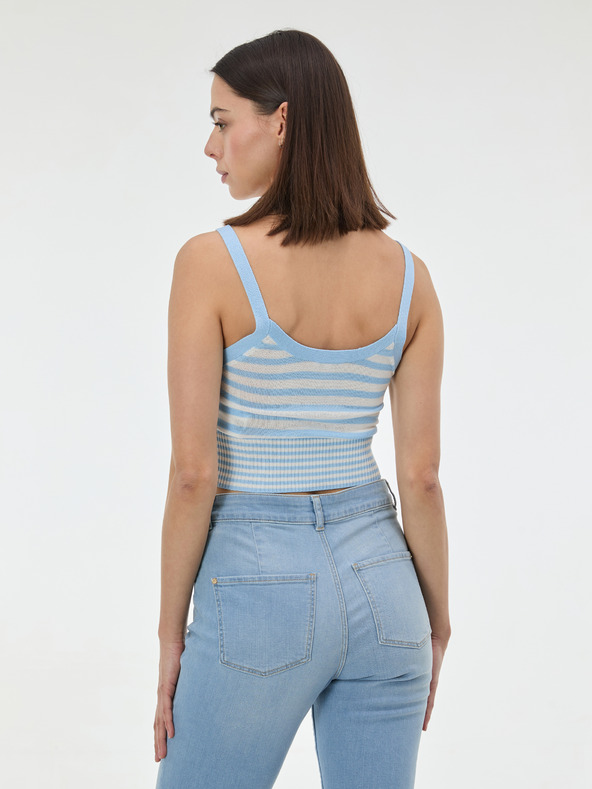 Orsay Svetlo moder črtast ženski top ORSAY