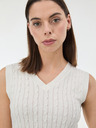 Orsay Kremna ženska pletena jopa ORSAY