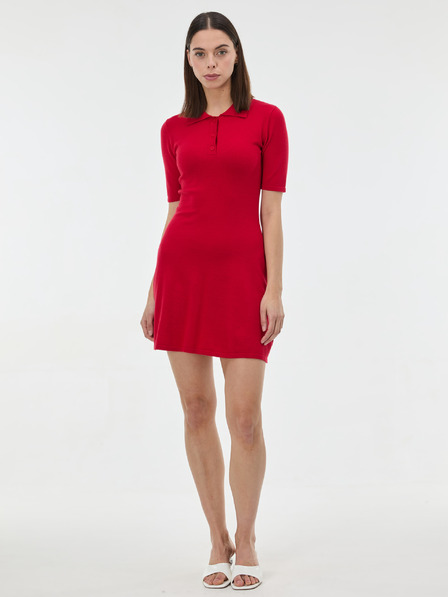 Orsay Rdeča ženska pletena obleka ORSAY