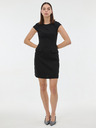 Orsay Črna ženska obleka do kolen ORSAY