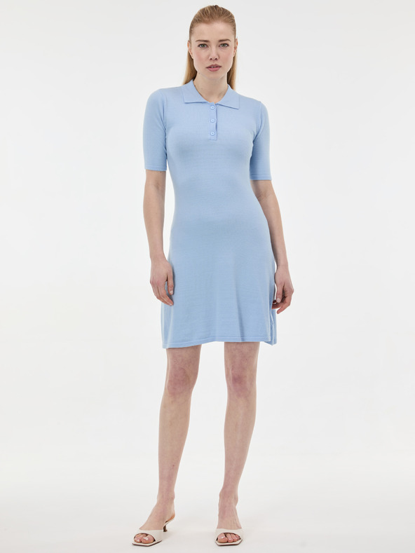 Orsay Siva ženska pletena obleka ORSAY