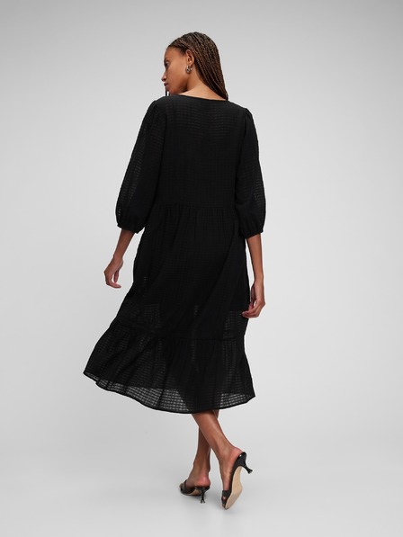 GAP Midi obleka z V izrezom GAP