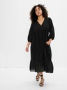 GAP Midi obleka z V izrezom GAP