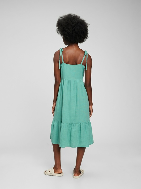 GAP Midi obleka iz gubane gaza GAP