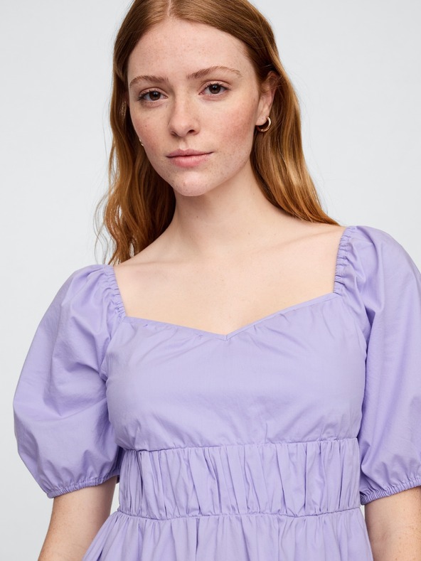 GAP Mini šaty so zábraným rukávom GAP