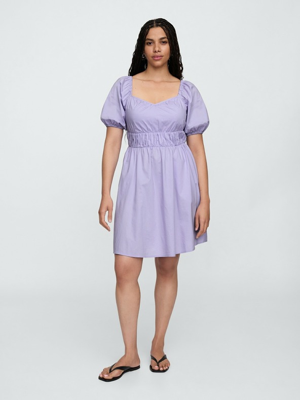 GAP Mini šaty so zábraným rukávom GAP