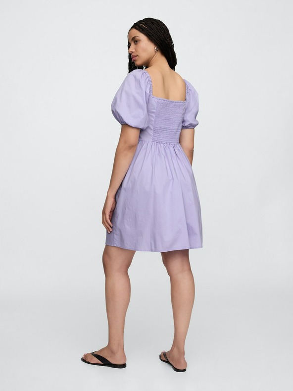 GAP Mini šaty so zábraným rukávom GAP