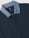 GAP Otroška chambray polo majica GAP