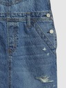 GAP Detská džínsová sukňa s náprsenkou GAP