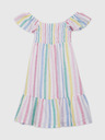 GAP Otroške črtaste midi obleke GAP