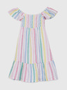 GAP Otroške črtaste midi obleke GAP