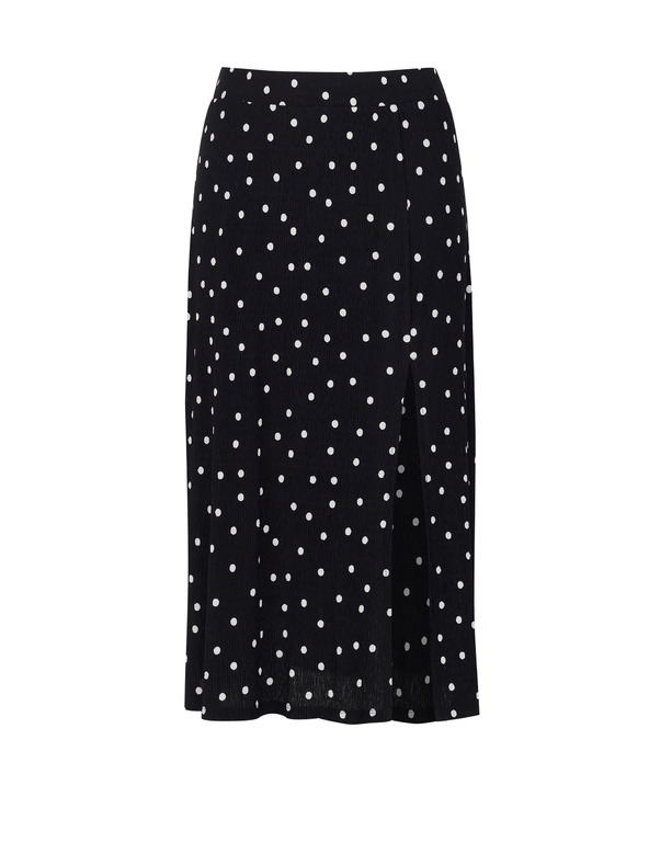 Orsay Črno žensko krilo na pike ORSAY