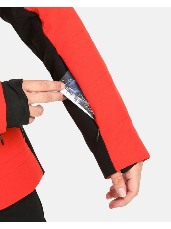 Kilpi Kilpi Carrie Rdeča ženska zimska smučarska jakna