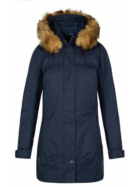 Kilpi Temno moder ženski zimski plašč Kilpi PERU-W