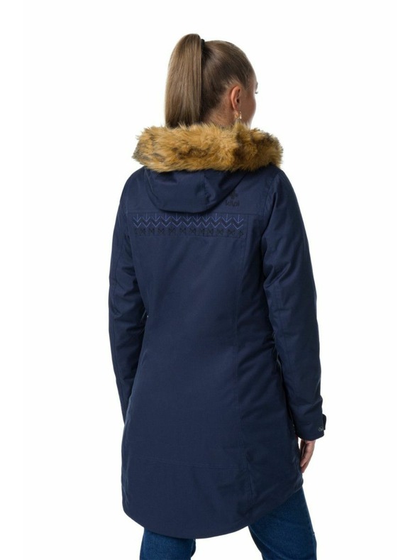 Kilpi Temno moder ženski zimski plašč Kilpi PERU-W