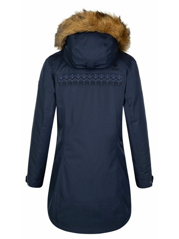 Kilpi Temno moder ženski zimski plašč Kilpi PERU-W