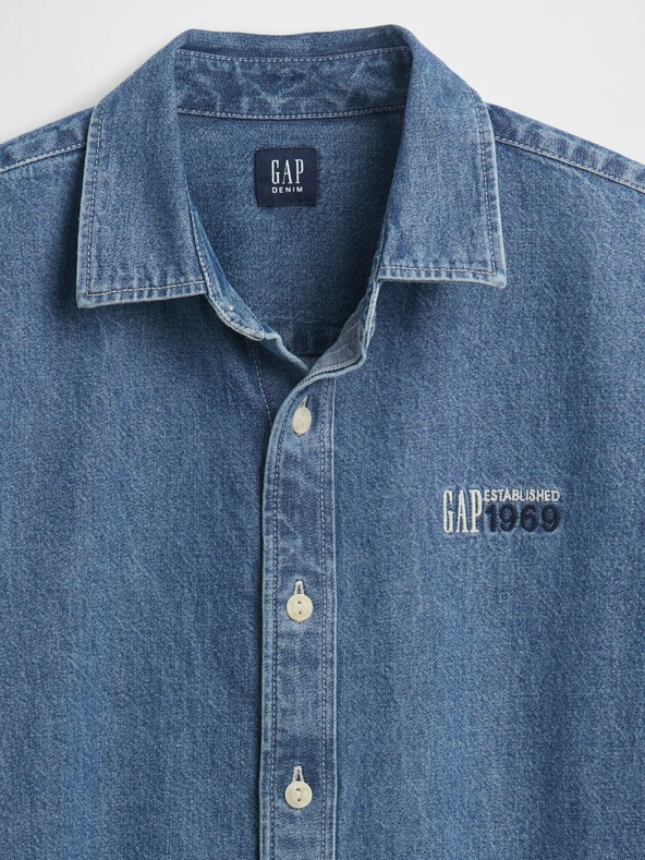 GAP Otroška džins srajca GAP