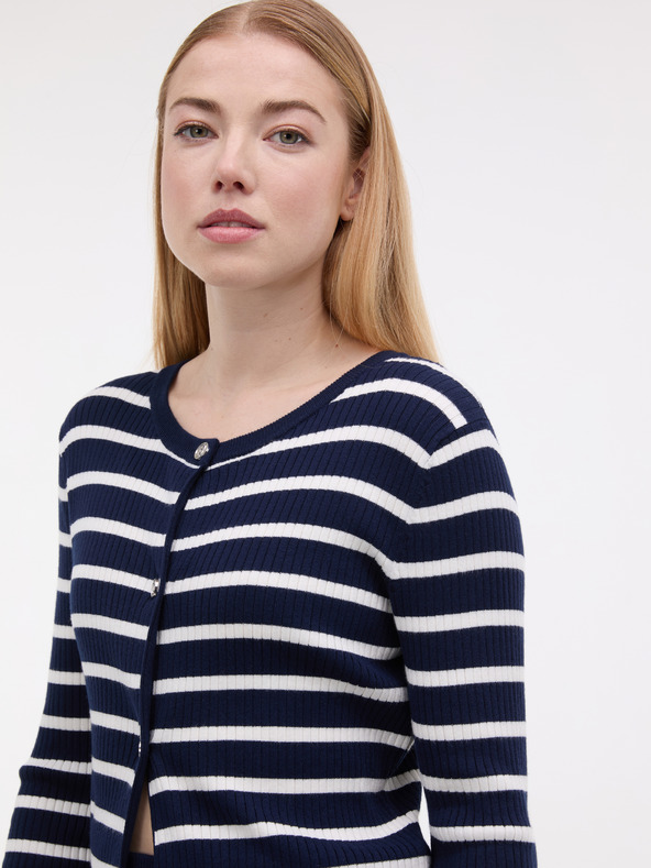 Orsay Temno moder ženski kardigan ORSAY