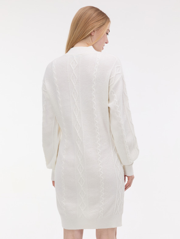 Orsay Kremasta ženska pulover obleka ORSAY