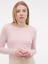 Orsay Svetlo roza ženska majica z dolgimi rokavi ORSAY