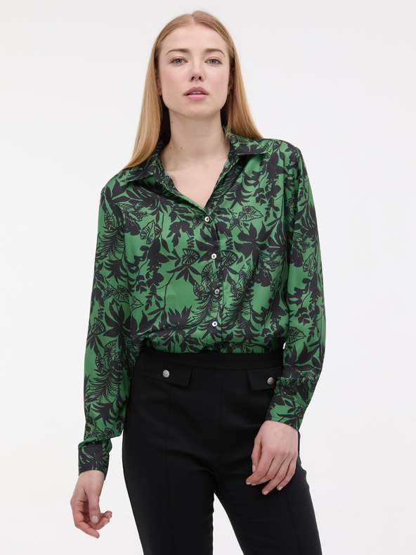 Orsay Zelena ženska vzorčasta bluza ORSAY