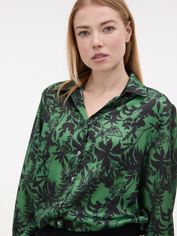 Orsay Zelena ženska vzorčasta bluza ORSAY