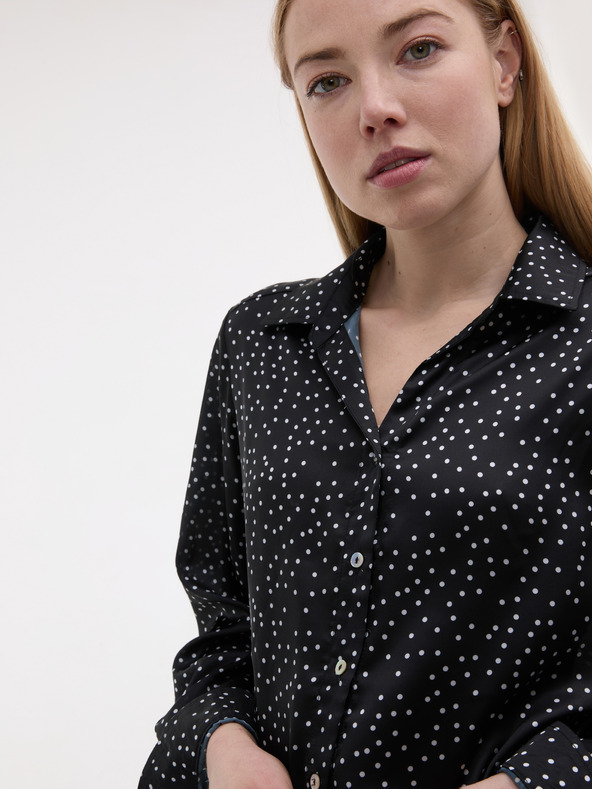 Orsay Črna ženska vzorčasta bluza ORSAY