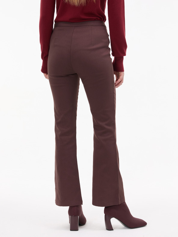 Orsay Rjave ženske bootcut hlače ORSAY