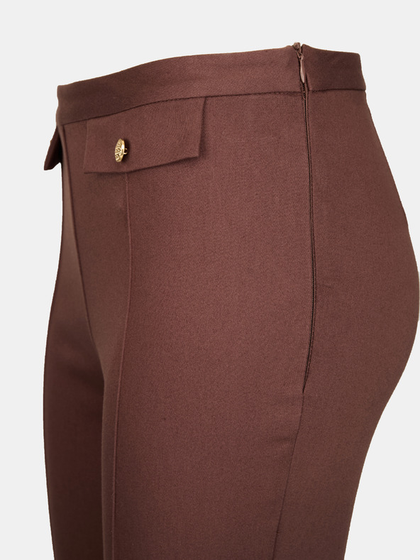 Orsay Rjave ženske bootcut hlače ORSAY