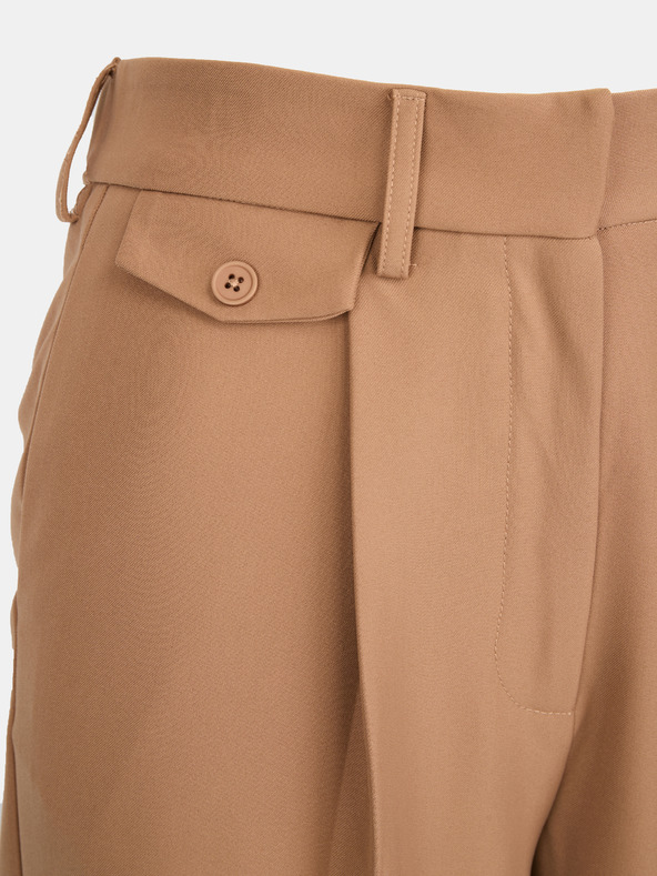 Orsay Svetlo rjave ženske široke hlače ORSAY