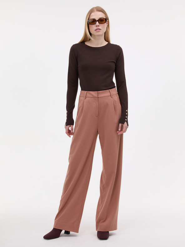 Orsay Temno rjav ženski pulover ORSAY