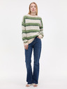 Orsay Zelen ženski črtasti pulover ORSAY