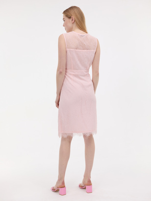 Orsay Svetlo roza ženska čipkasta obleka ORSAY