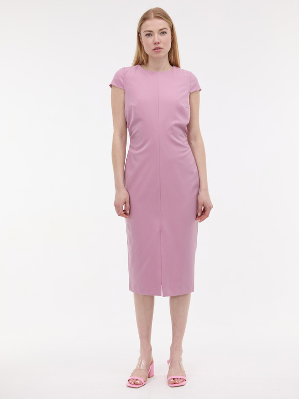 Orsay Svetlo rožnata ženska oprijeta obleka ORSAY