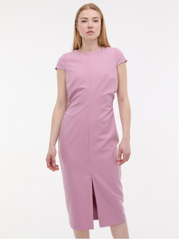 Orsay Svetlo rožnata ženska oprijeta obleka ORSAY